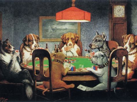 dogs playing poker meaning|The Meaning Behind Dogs Playing Poker by Cassius Marcellus .